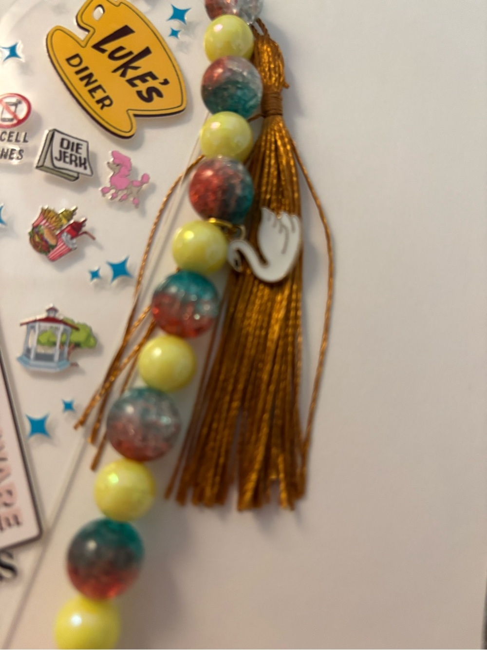 Handcrafted bookmark keychain collab with @allys_closet82 - Picture 6 of 6